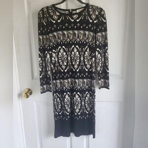 100% Silk Tory Burch Rossela Sheath Pencil Dress Knee Length Sz Small